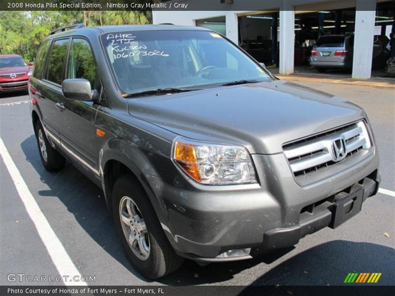 Nimbus Gray Metallic / Gray 2008 Honda Pilot Special Edition