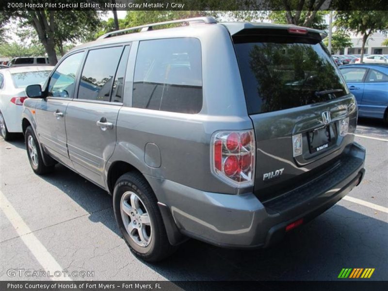 Nimbus Gray Metallic / Gray 2008 Honda Pilot Special Edition