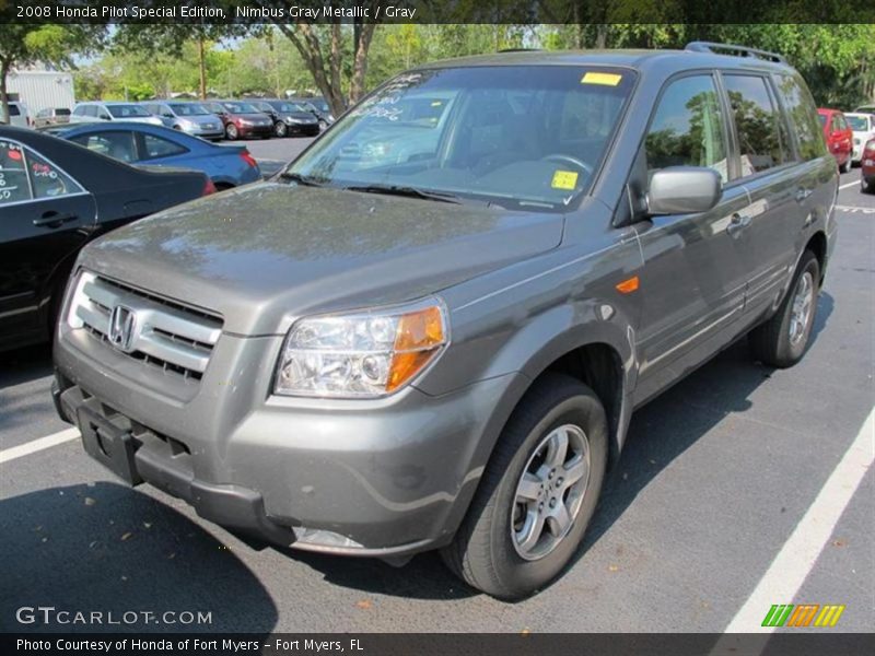 Nimbus Gray Metallic / Gray 2008 Honda Pilot Special Edition