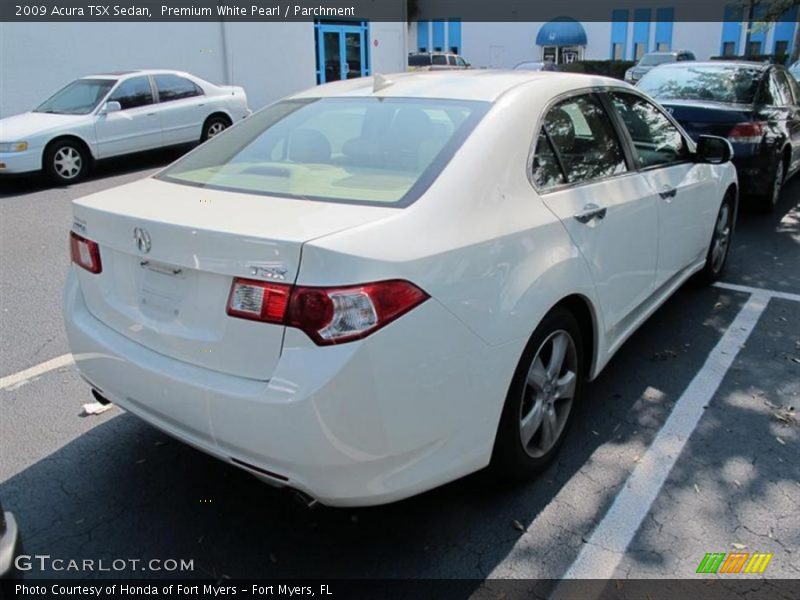 Premium White Pearl / Parchment 2009 Acura TSX Sedan