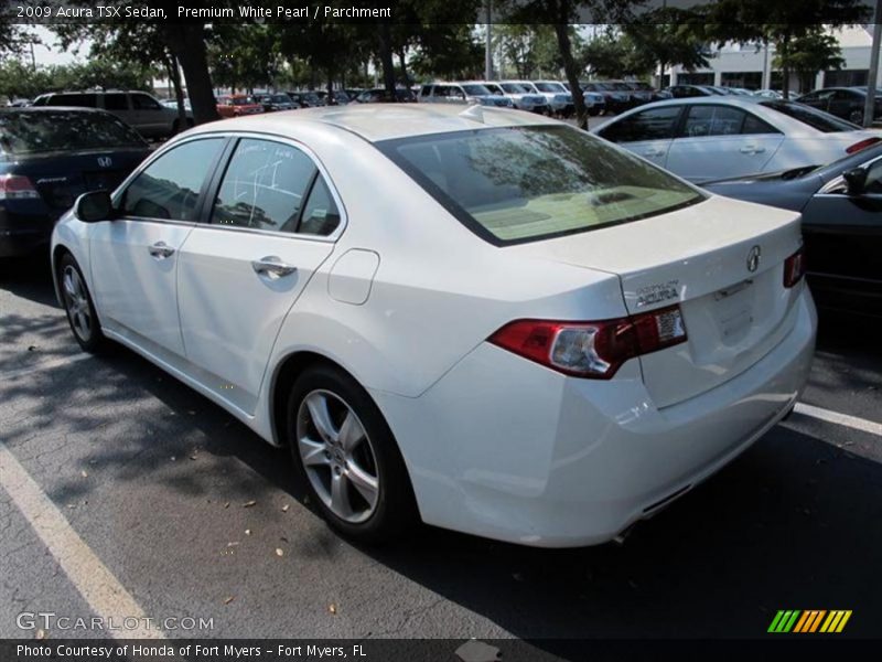 Premium White Pearl / Parchment 2009 Acura TSX Sedan