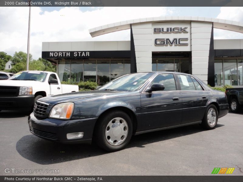 Midnight Blue / Black 2000 Cadillac DeVille DHS
