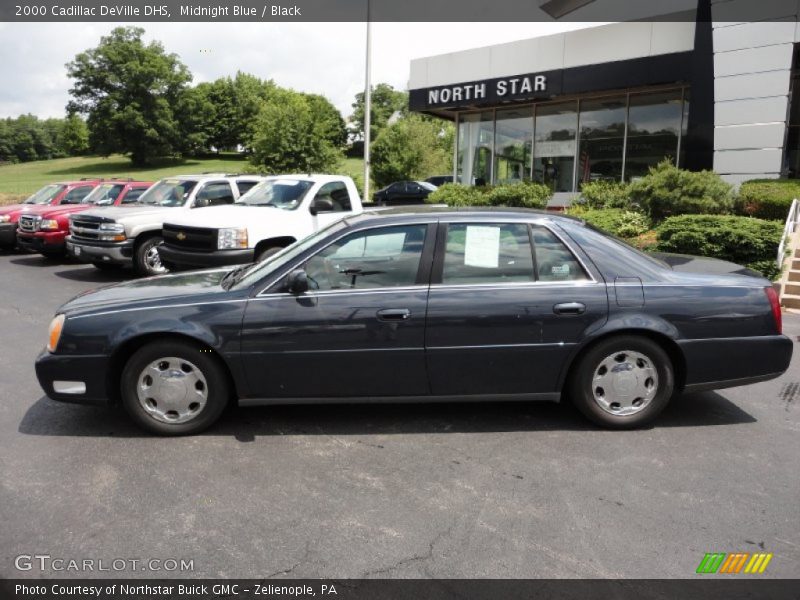 Midnight Blue / Black 2000 Cadillac DeVille DHS