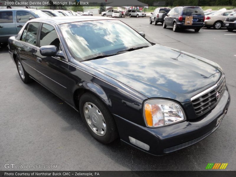 Midnight Blue / Black 2000 Cadillac DeVille DHS