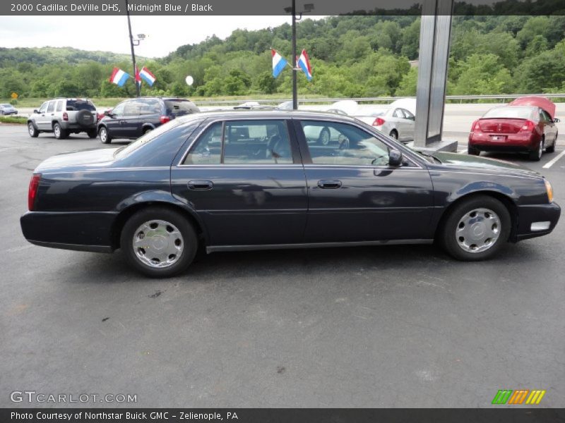 Midnight Blue / Black 2000 Cadillac DeVille DHS