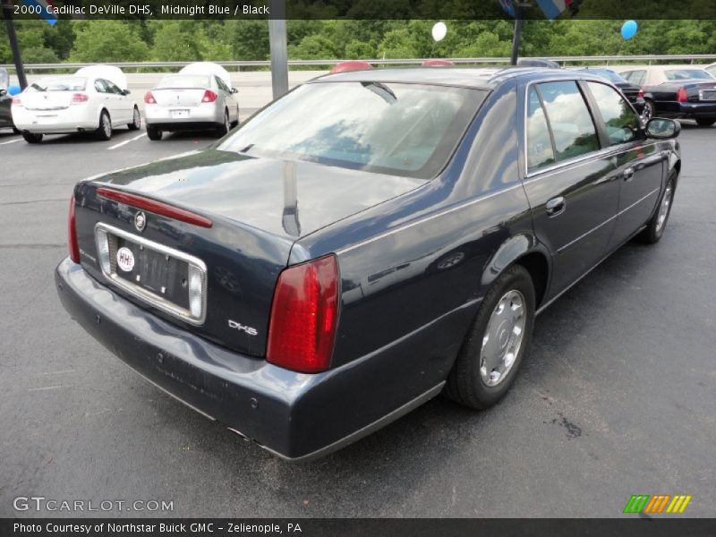 Midnight Blue / Black 2000 Cadillac DeVille DHS