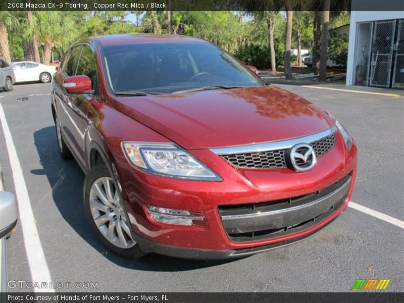 Copper Red Mica / Black 2008 Mazda CX-9 Touring