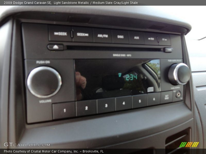 Light Sandstone Metallic / Medium Slate Gray/Light Shale 2009 Dodge Grand Caravan SE