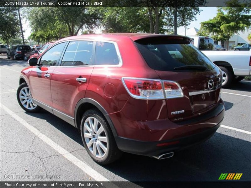 Copper Red Mica / Black 2008 Mazda CX-9 Touring