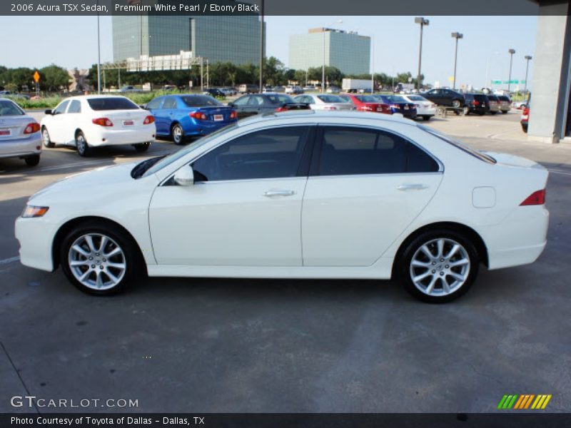 Premium White Pearl / Ebony Black 2006 Acura TSX Sedan