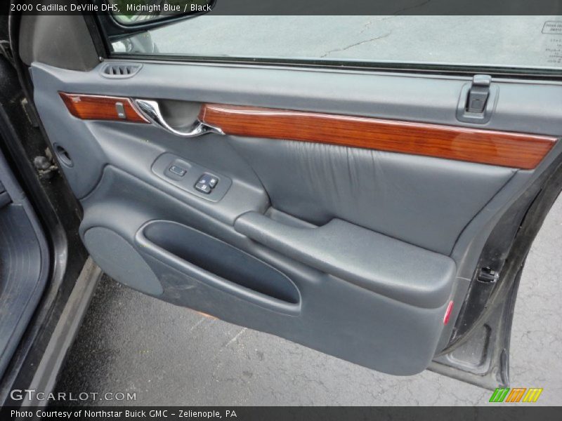 Midnight Blue / Black 2000 Cadillac DeVille DHS