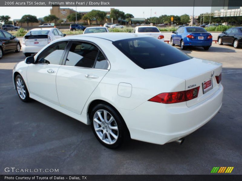 Premium White Pearl / Ebony Black 2006 Acura TSX Sedan