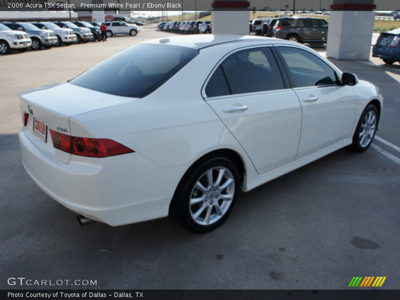 Premium White Pearl / Ebony Black 2006 Acura TSX Sedan