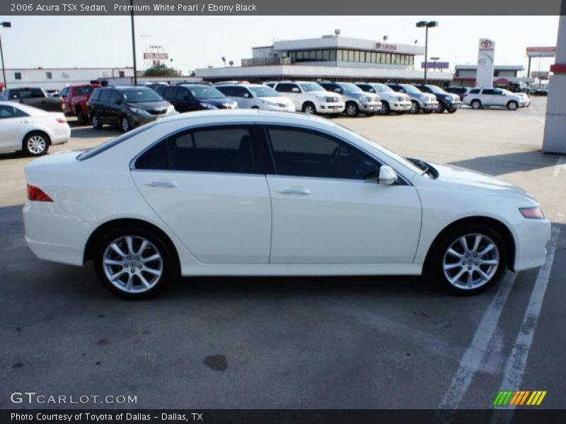 Premium White Pearl / Ebony Black 2006 Acura TSX Sedan