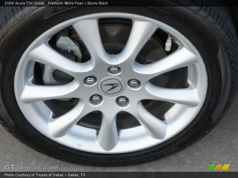 Premium White Pearl / Ebony Black 2006 Acura TSX Sedan