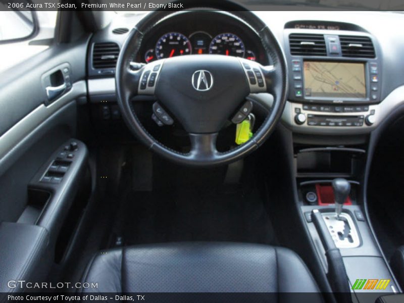 Premium White Pearl / Ebony Black 2006 Acura TSX Sedan