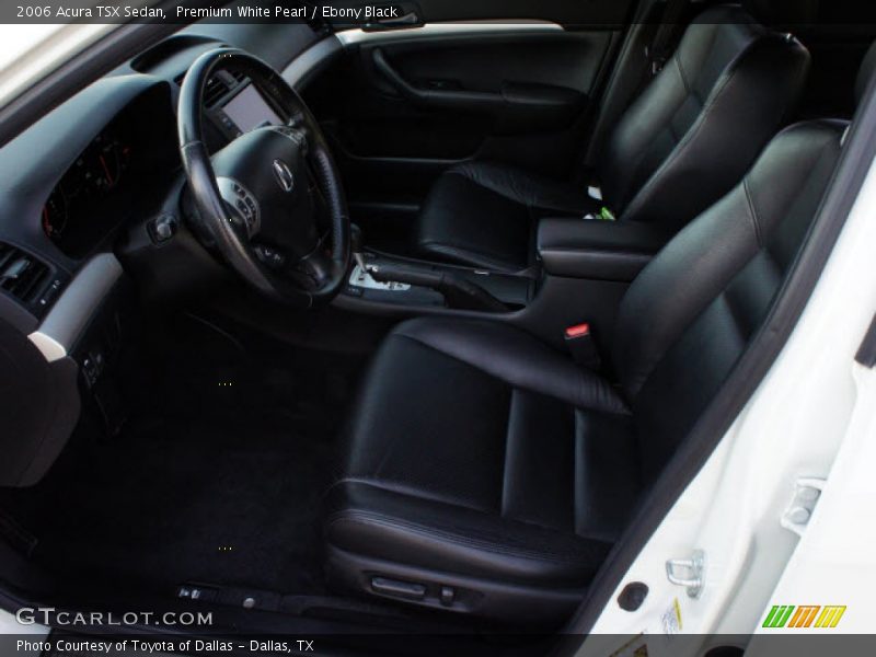 Premium White Pearl / Ebony Black 2006 Acura TSX Sedan