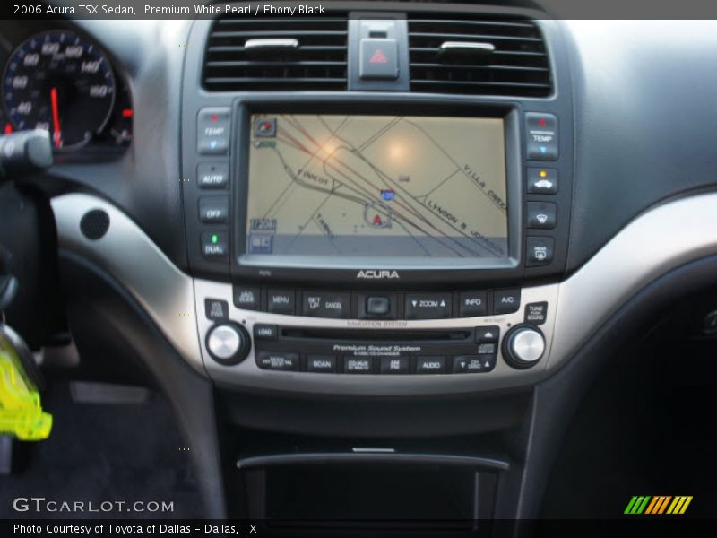 Premium White Pearl / Ebony Black 2006 Acura TSX Sedan
