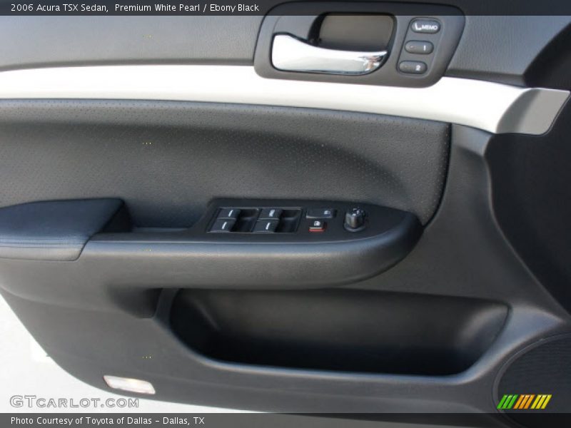 Premium White Pearl / Ebony Black 2006 Acura TSX Sedan