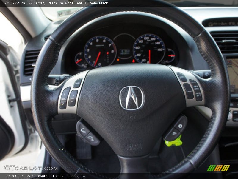 Premium White Pearl / Ebony Black 2006 Acura TSX Sedan