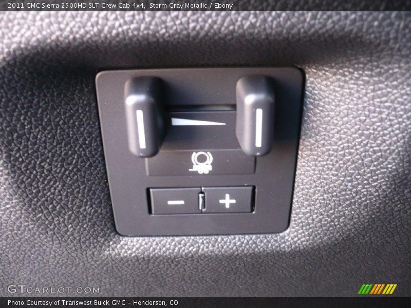 Storm Gray Metallic / Ebony 2011 GMC Sierra 2500HD SLT Crew Cab 4x4