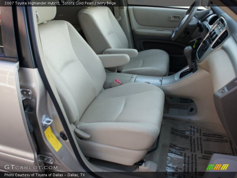  2007 Highlander Hybrid Ivory Beige Interior