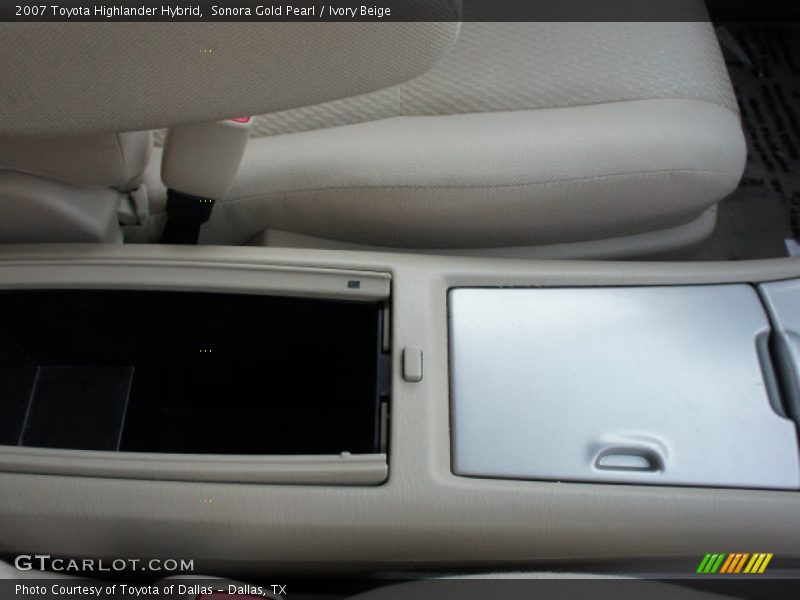 Sonora Gold Pearl / Ivory Beige 2007 Toyota Highlander Hybrid