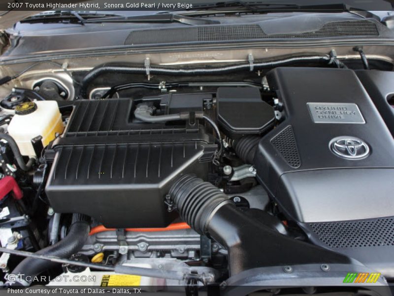  2007 Highlander Hybrid Engine - 3.3 Liter DOHC 24-Valve VVT-i V6 Gasoline/Electric Hybrid