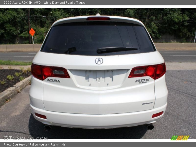 White Diamond Pearl / Taupe 2009 Acura RDX SH-AWD
