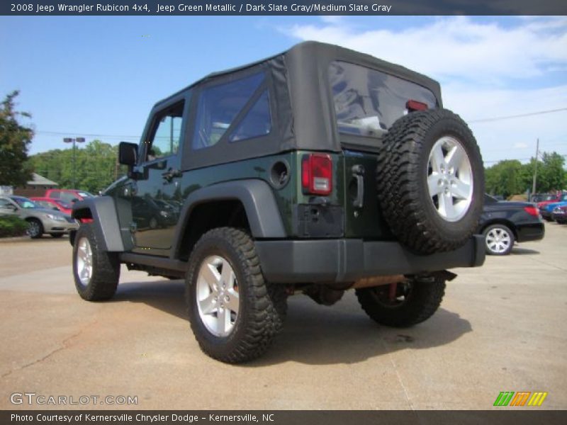 Jeep Green Metallic / Dark Slate Gray/Medium Slate Gray 2008 Jeep Wrangler Rubicon 4x4