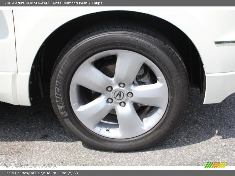 White Diamond Pearl / Taupe 2009 Acura RDX SH-AWD