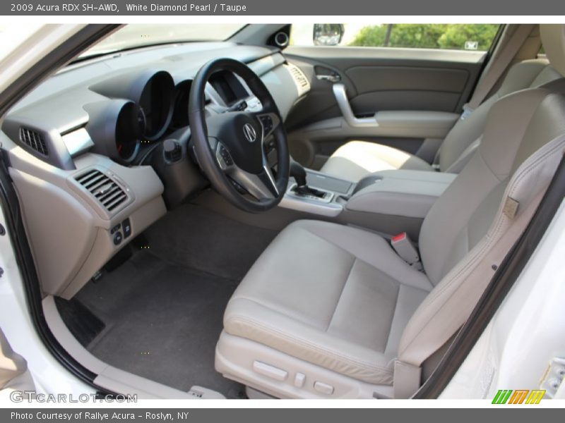 White Diamond Pearl / Taupe 2009 Acura RDX SH-AWD