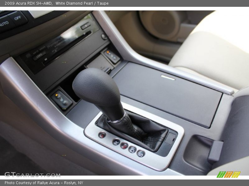 White Diamond Pearl / Taupe 2009 Acura RDX SH-AWD