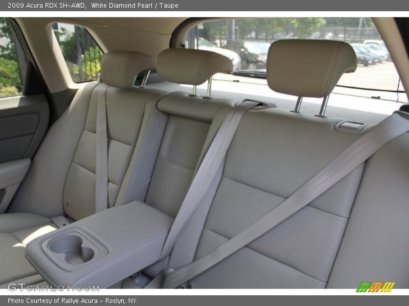 White Diamond Pearl / Taupe 2009 Acura RDX SH-AWD