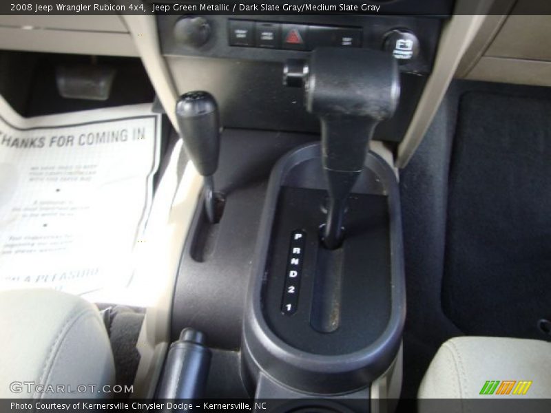 Jeep Green Metallic / Dark Slate Gray/Medium Slate Gray 2008 Jeep Wrangler Rubicon 4x4