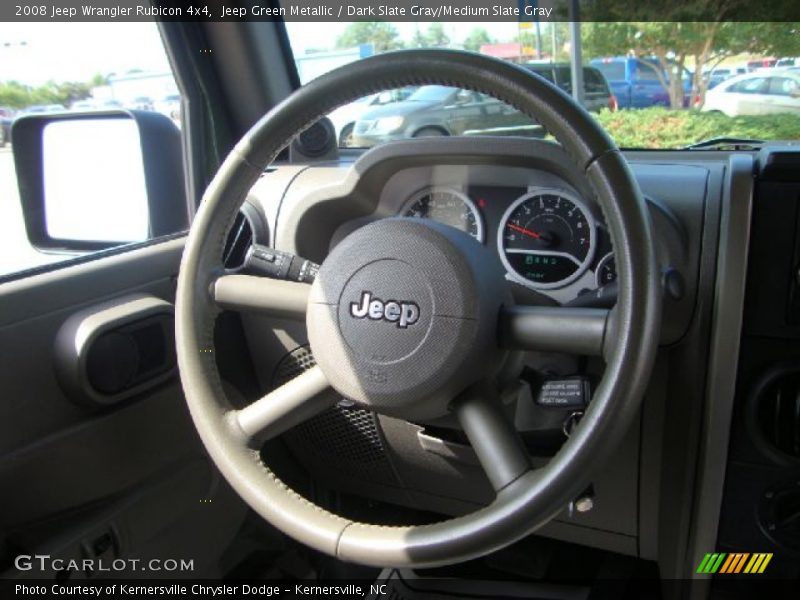 Jeep Green Metallic / Dark Slate Gray/Medium Slate Gray 2008 Jeep Wrangler Rubicon 4x4