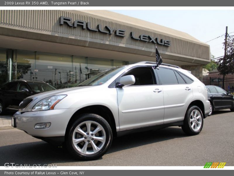 Tungsten Pearl / Black 2009 Lexus RX 350 AWD