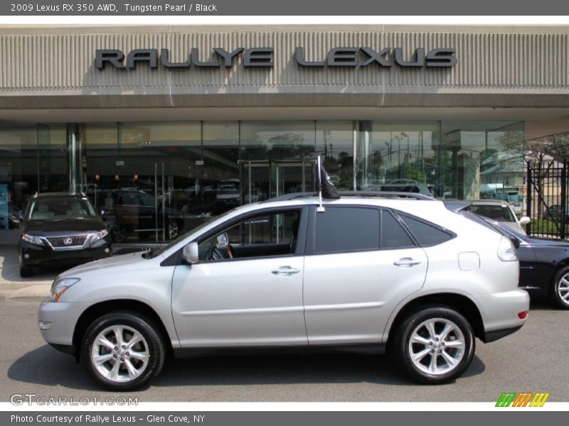 Tungsten Pearl / Black 2009 Lexus RX 350 AWD