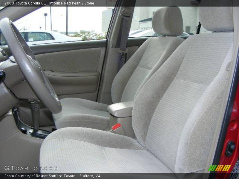 Impulse Red Pearl / Stone 2008 Toyota Corolla CE