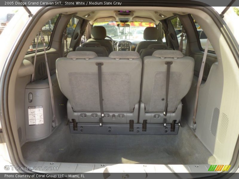 Stone White / Medium Slate Gray 2005 Dodge Grand Caravan SXT