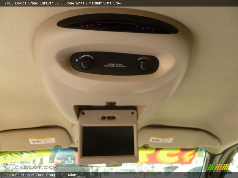 Stone White / Medium Slate Gray 2005 Dodge Grand Caravan SXT