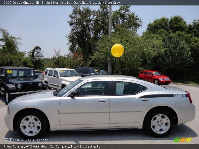 Bright Silver Metallic / Dark Slate Gray/Light Slate Gray 2007 Dodge Charger SE