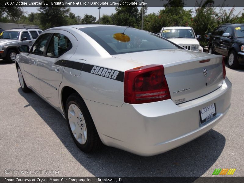 Bright Silver Metallic / Dark Slate Gray/Light Slate Gray 2007 Dodge Charger SE