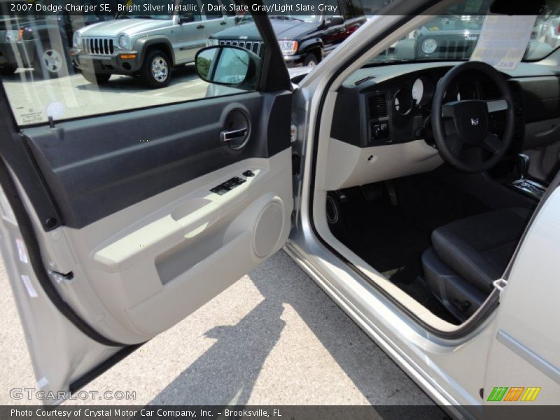 Bright Silver Metallic / Dark Slate Gray/Light Slate Gray 2007 Dodge Charger SE