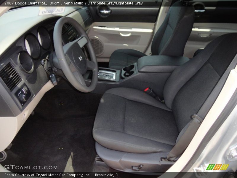 Bright Silver Metallic / Dark Slate Gray/Light Slate Gray 2007 Dodge Charger SE