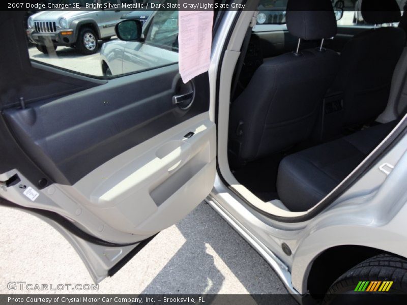 Bright Silver Metallic / Dark Slate Gray/Light Slate Gray 2007 Dodge Charger SE