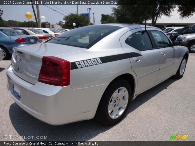 Bright Silver Metallic / Dark Slate Gray/Light Slate Gray 2007 Dodge Charger SE
