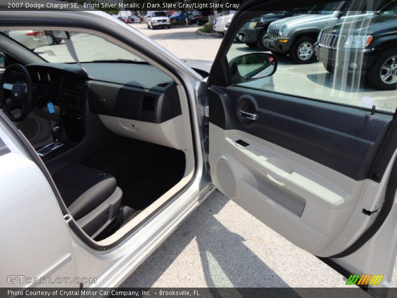 Bright Silver Metallic / Dark Slate Gray/Light Slate Gray 2007 Dodge Charger SE