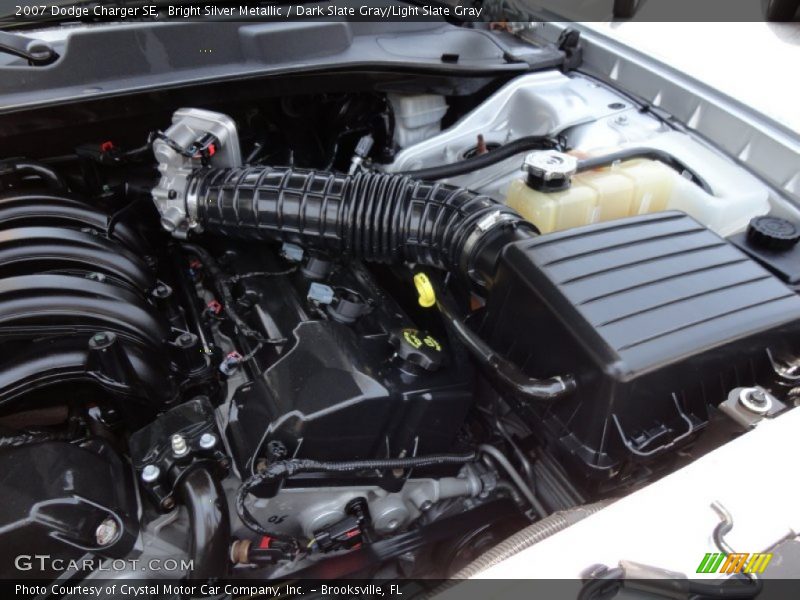 Bright Silver Metallic / Dark Slate Gray/Light Slate Gray 2007 Dodge Charger SE