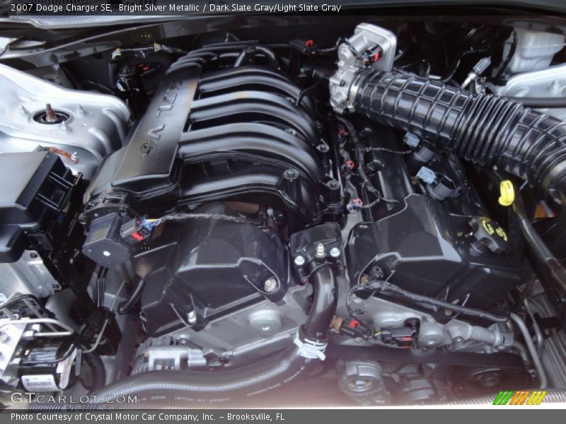 Bright Silver Metallic / Dark Slate Gray/Light Slate Gray 2007 Dodge Charger SE